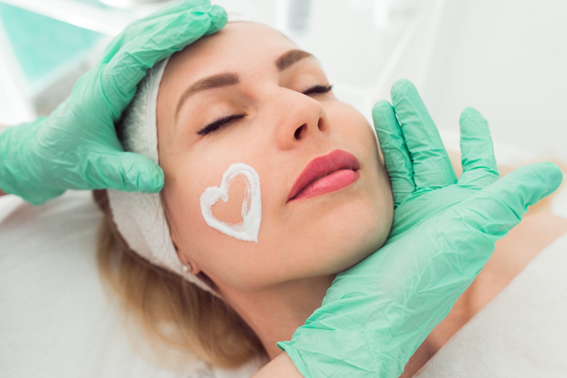 Young Woman Enjoying Face Massage In Spa Salon Cl 2025 02 21 11 49 04 Utc